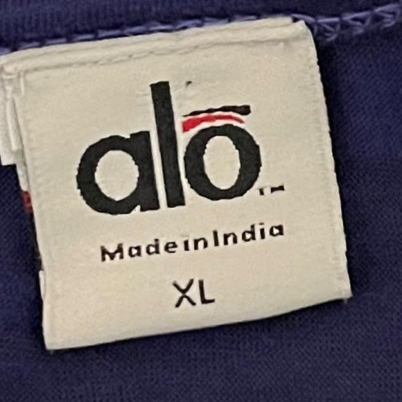 Alo Yoga XL Purple Burnout Racerback Tank Top - Picture 5 of 7